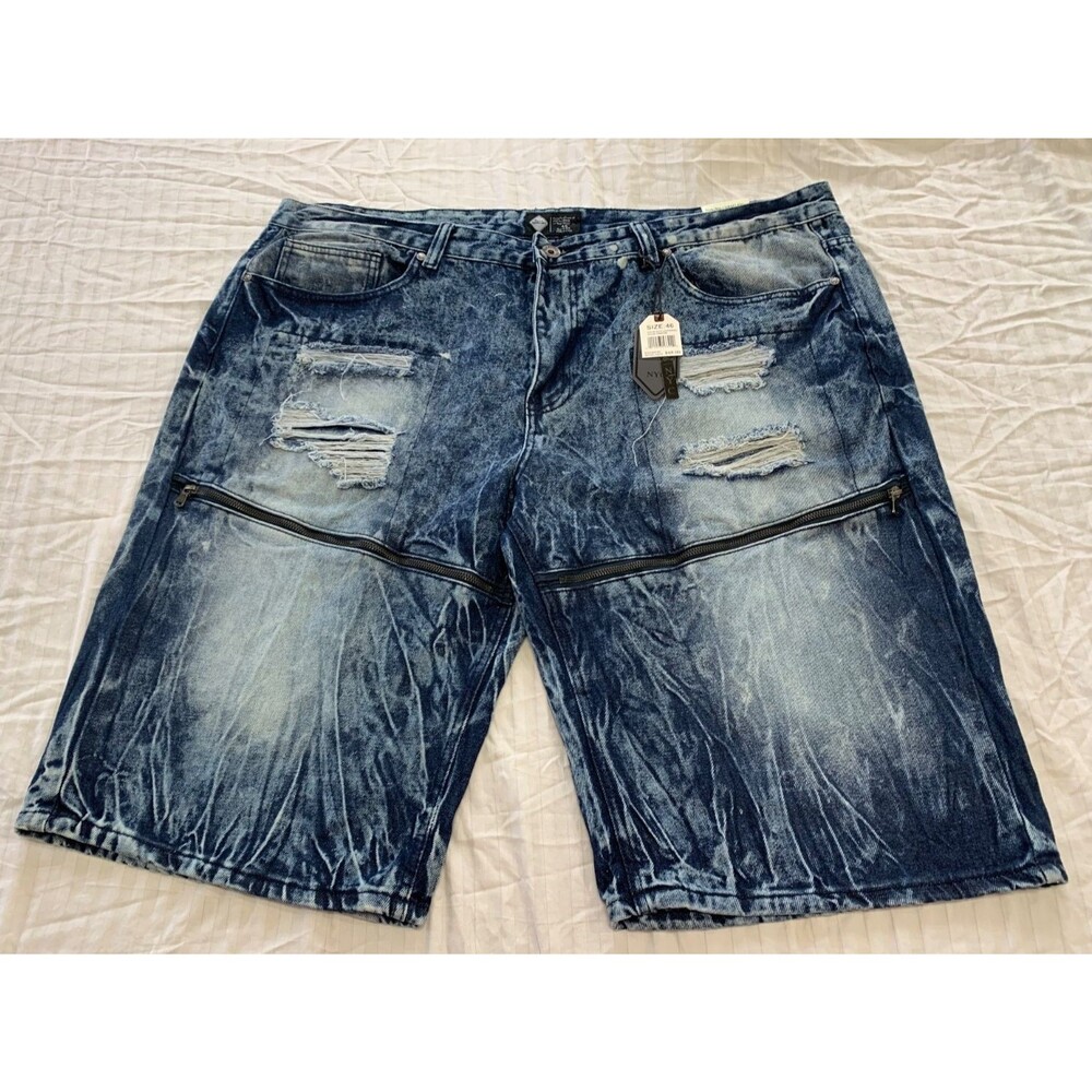 NWT ROAD NARROWS MENS JEANS DISTRESSED SHORTS SIZE 46